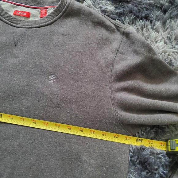 IZOD advantage fleece crewneck sweatshirt L - Picture 5 of 6